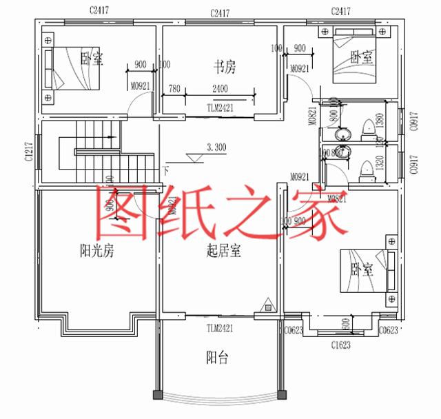 12X11米二層別墅，戶型方正造價20萬左右，非常經濟實用！