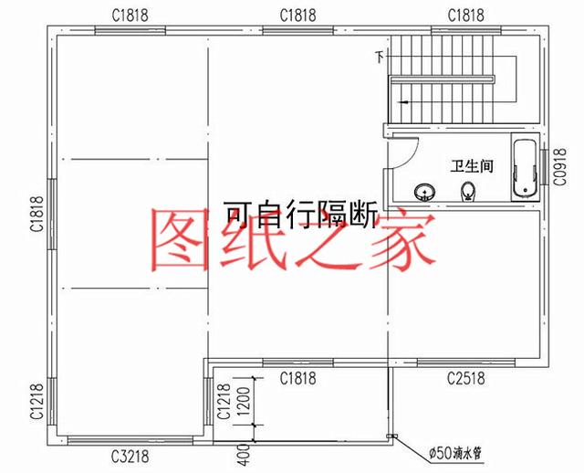 12X11米二層別墅，戶型方正造價20萬左右，非常經濟實用！