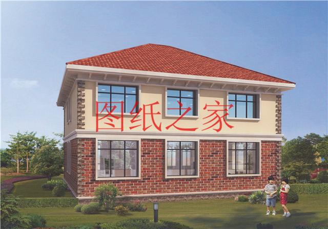 12X11米二層別墅，戶型方正造價20萬左右，非常經濟實用！