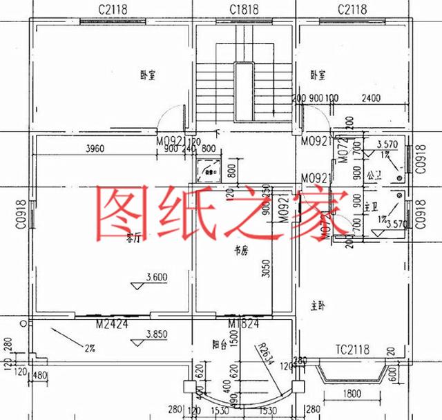 12X11米二層別墅，戶型方正造價20萬左右，非常經濟實用！