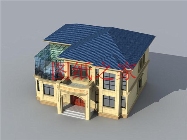 12X11米二層別墅，戶型方正造價20萬左右，非常經濟實用！