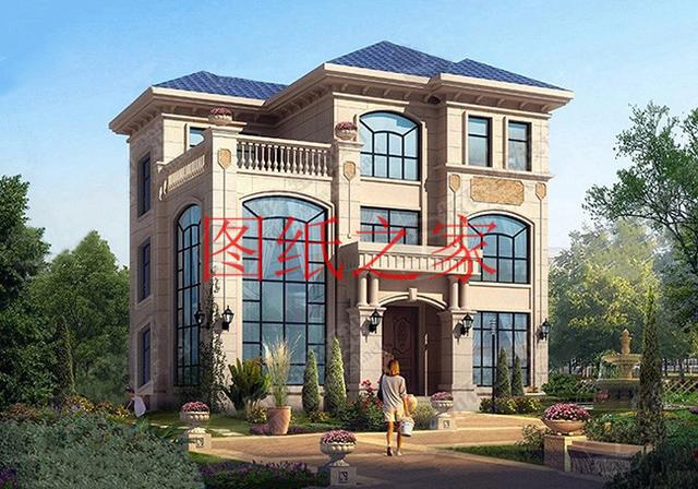 110平米左右的三層別墅，占地尺寸不到12X10米，一起來看看吧！