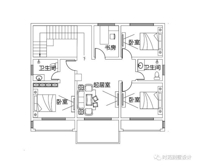 經(jīng)典二層歐式別墅設(shè)計(jì)圖，6室3衛(wèi)，造價只要30多萬，超值