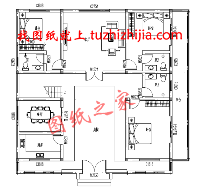 農村適合四合院圖片及設計圖，感受傳統文化的魅力！