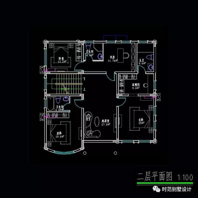 11x12米三層歐式豪華別墅設(shè)計圖，7室3廳，大氣奢華，讓城里人羨慕！
