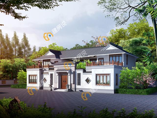 美進你心坎里的中式四合院別墅，這設計真是棒極了