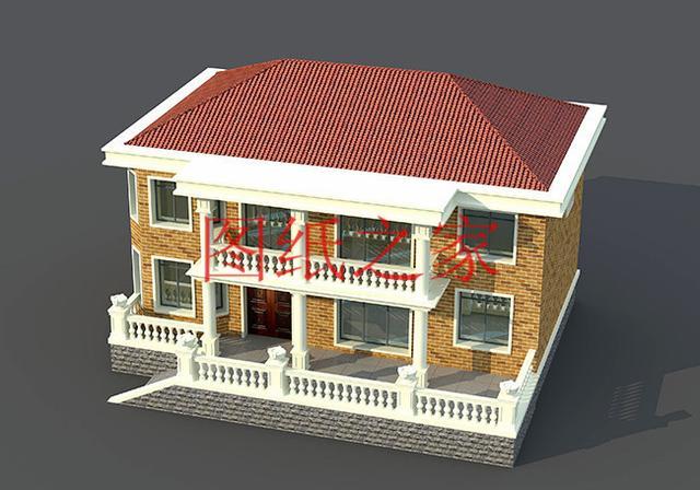 140平二層別墅，開間14米進深10米左右，四面通透、好看又實用！