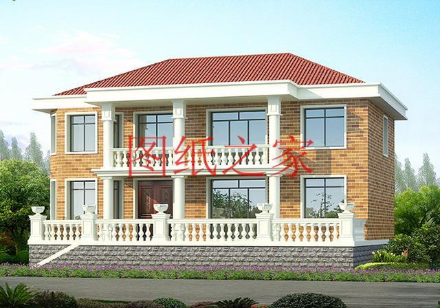 140平二層別墅，開間14米進深10米左右，四面通透、好看又實用！