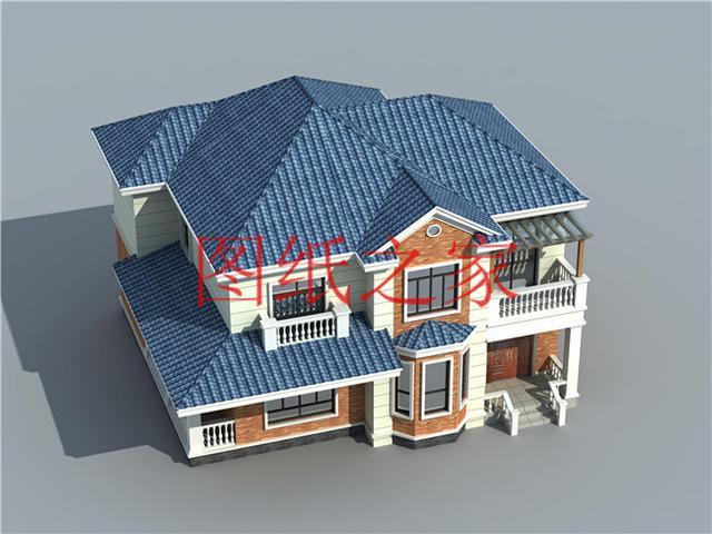 13X11米二層別墅，占地140平米造價只要25萬，非常美觀實用！