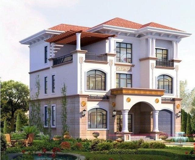 分享20套農村三層別墅效果圖，實力派顏值功能雙在線，絕對是農村一道靚麗風景