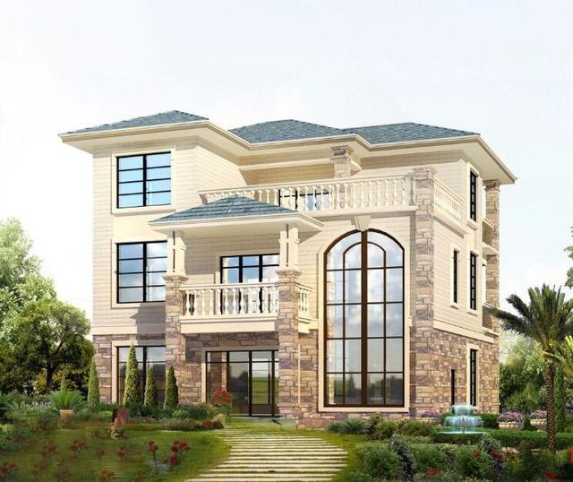 分享20套農村三層別墅效果圖，實力派顏值功能雙在線，絕對是農村一道靚麗風景