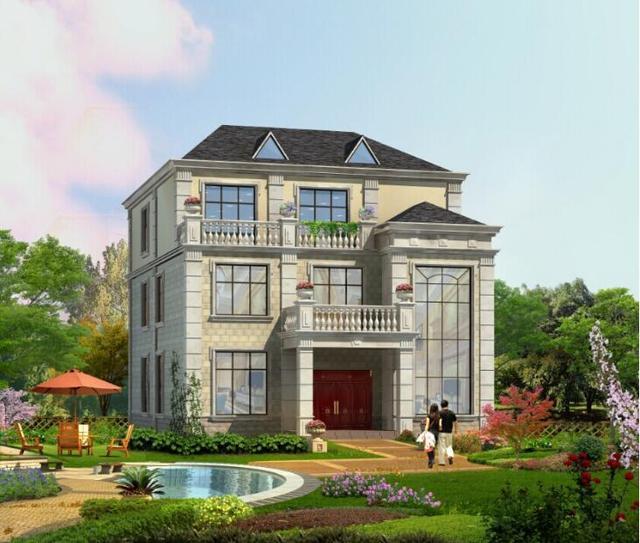 分享20套農村三層別墅效果圖，實力派顏值功能雙在線，絕對是農村一道靚麗風景