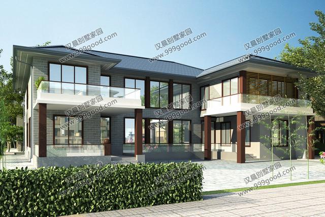 農(nóng)村自建三合院，兩層別墅設(shè)計(jì)圖，21.3X18米40萬蓋成超劃算！