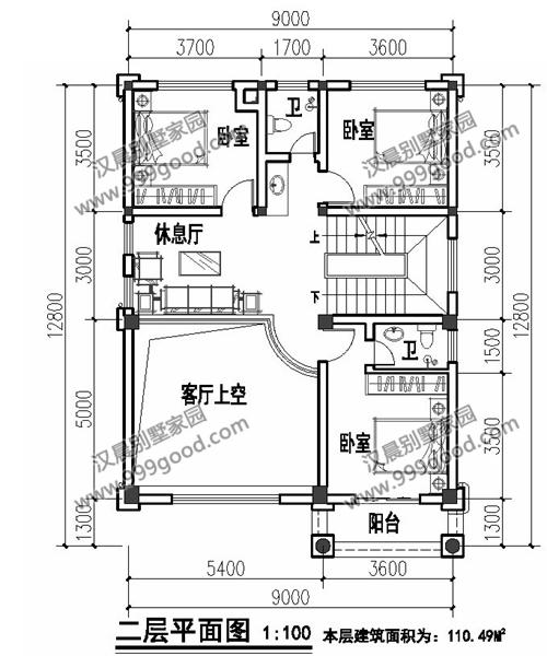 開間不到9米的農村三層別墅設計，占地100平米造價只要30萬！