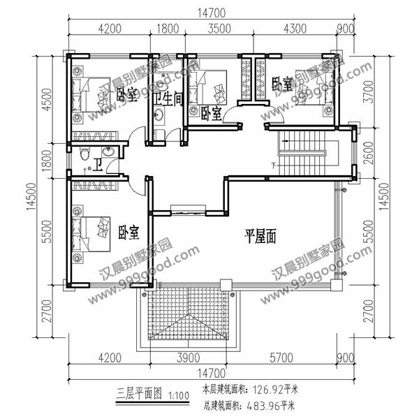 非常經典的三層別墅設計圖紙，美觀大氣，看一眼都想蓋！