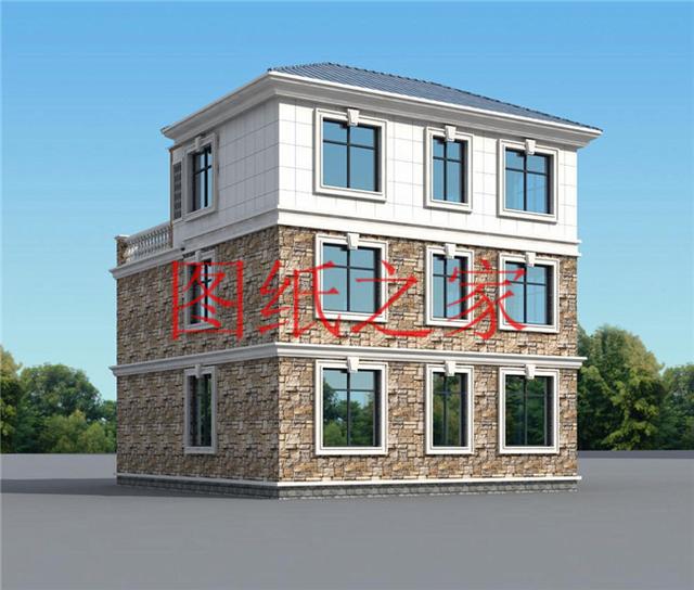 3套10X12米的三層別墅，7個臥室還帶露臺，美觀又實用！