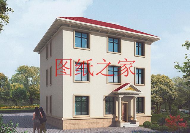 3套10X12米的三層別墅，7個臥室還帶露臺，美觀又實用！