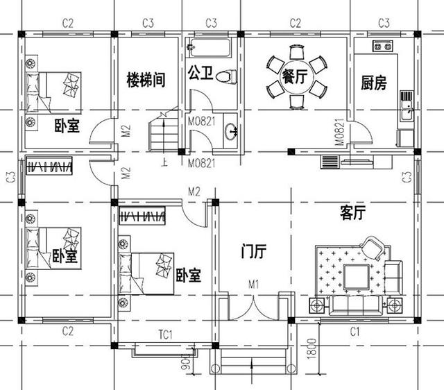 155平米的二層別墅，造價還不到30萬，簡單大氣、經濟實惠！