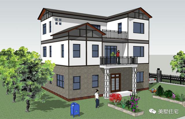 30款中式風格別墅效果圖，一二三層都有，像世外桃源一樣漂亮