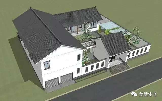 30款中式風格別墅效果圖，一二三層都有，像世外桃源一樣漂亮