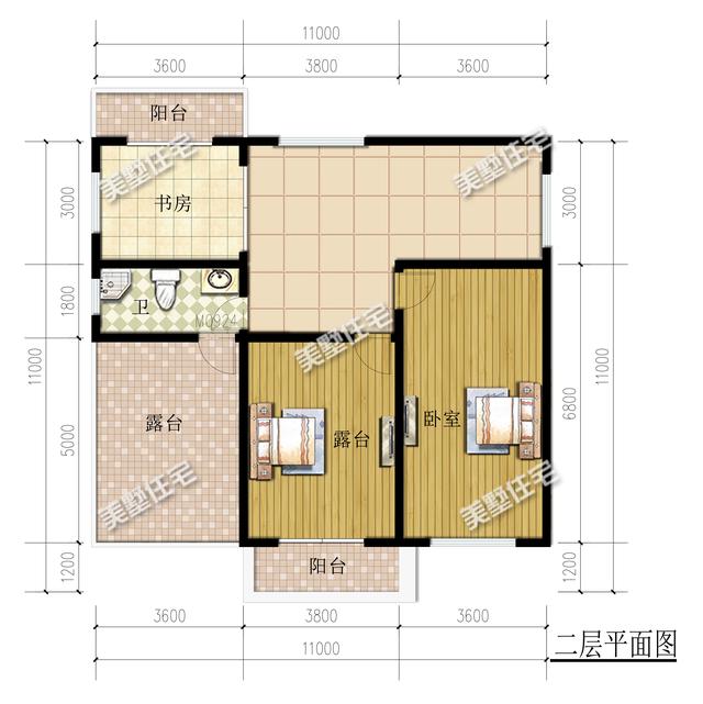 農村自建二層小別墅，帶豪華露臺20多萬就能建成，精致又漂亮！