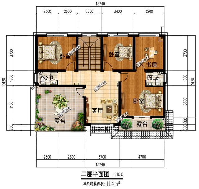 這么漂亮的二層別墅，造價只要二三十萬，實在是太劃算了！
