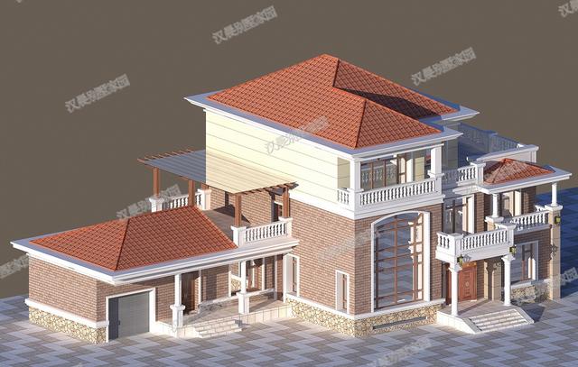 這套二層別墅，光基礎(chǔ)就花了3萬，顏值不夠，施工來湊！