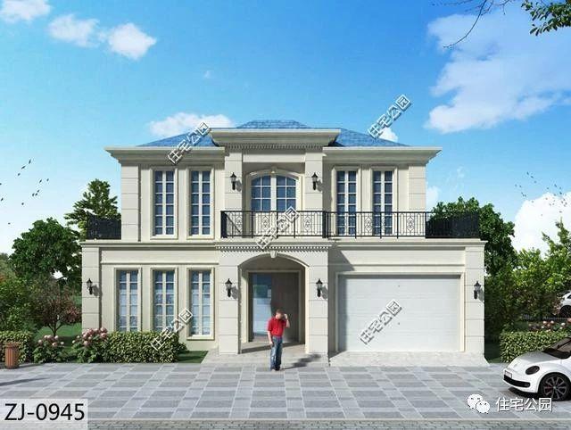 13X12米二層小別墅，浪漫優雅，回家蓋房就選這套設計