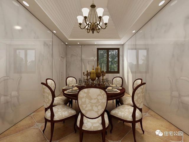 歐式兩層農(nóng)村別墅設(shè)計(jì)圖，11×12米還帶挑空客廳、半獨(dú)立式廚房，縱享美好生活