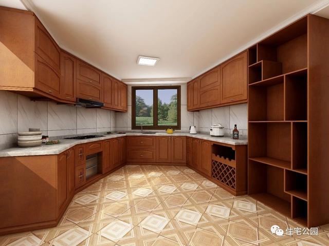 歐式兩層農(nóng)村別墅設(shè)計(jì)圖，11×12米還帶挑空客廳、半獨(dú)立式廚房，縱享美好生活