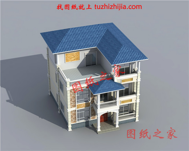 農(nóng)村自建小別墅三層設(shè)計(jì)圖，造價(jià)只要30多萬，經(jīng)濟(jì)又實(shí)用！