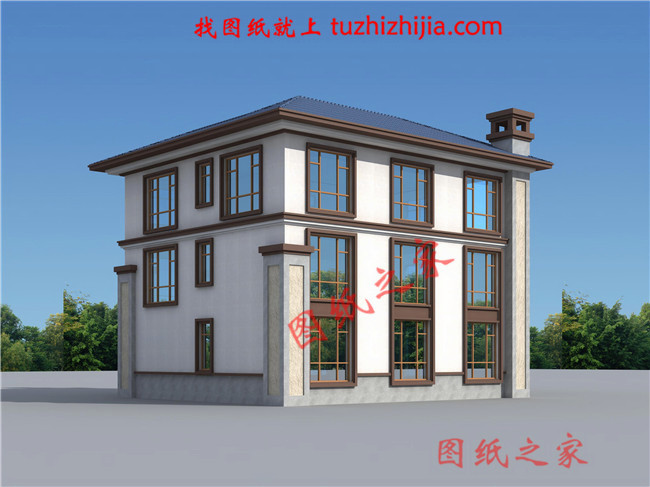 農(nóng)村自建小別墅三層設(shè)計(jì)圖，造價(jià)只要30多萬，經(jīng)濟(jì)又實(shí)用！