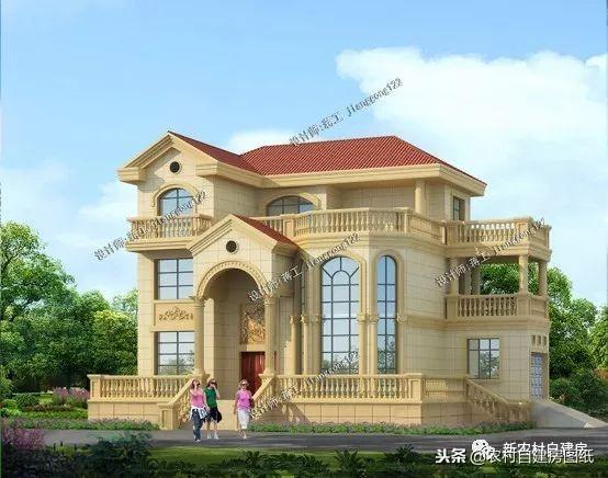 這5套實用型三層自建房設(shè)計，土豪有的你全有，不比那些百萬豪宅差