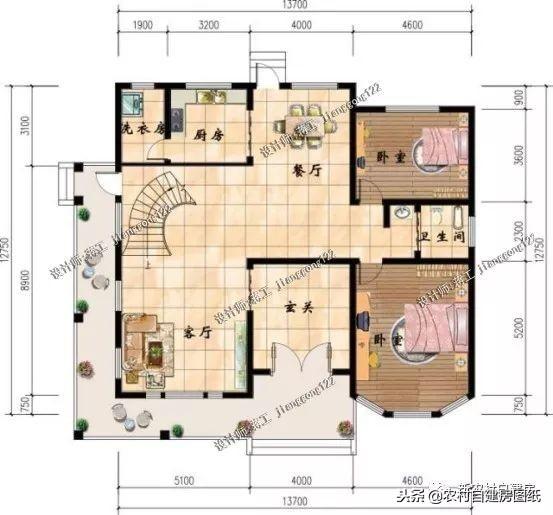 這5套實用型三層自建房設(shè)計，土豪有的你全有，不比那些百萬豪宅差