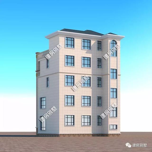 11.5×11.5米五層別墅設(shè)計，一共有10個臥室，家里多少人都能住下！