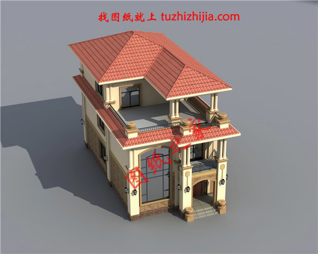 農村120方三層自建房子圖，簡單耐看、經典實用，再過20年也不落伍！