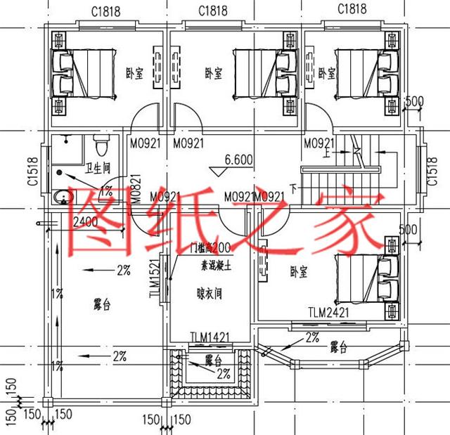 11X12米的三層別墅，多臥室還帶大露臺，溫馨又宜居！