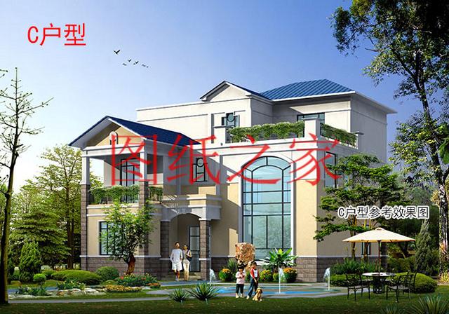 11X12米的三層別墅，多臥室還帶大露臺，溫馨又宜居！