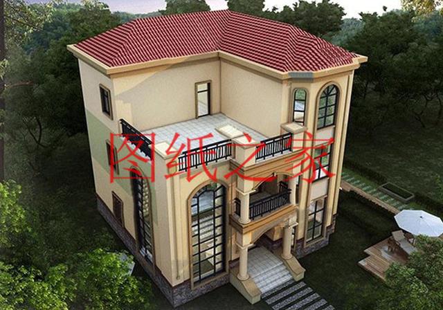 11X12米的三層別墅，多臥室還帶大露臺，溫馨又宜居！