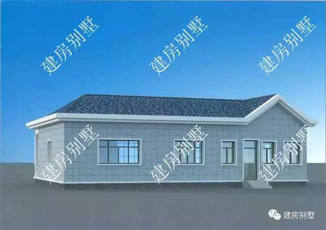 一層農村自建房設計圖，主體造價15萬左右，第二棟有3個臥室1個車庫