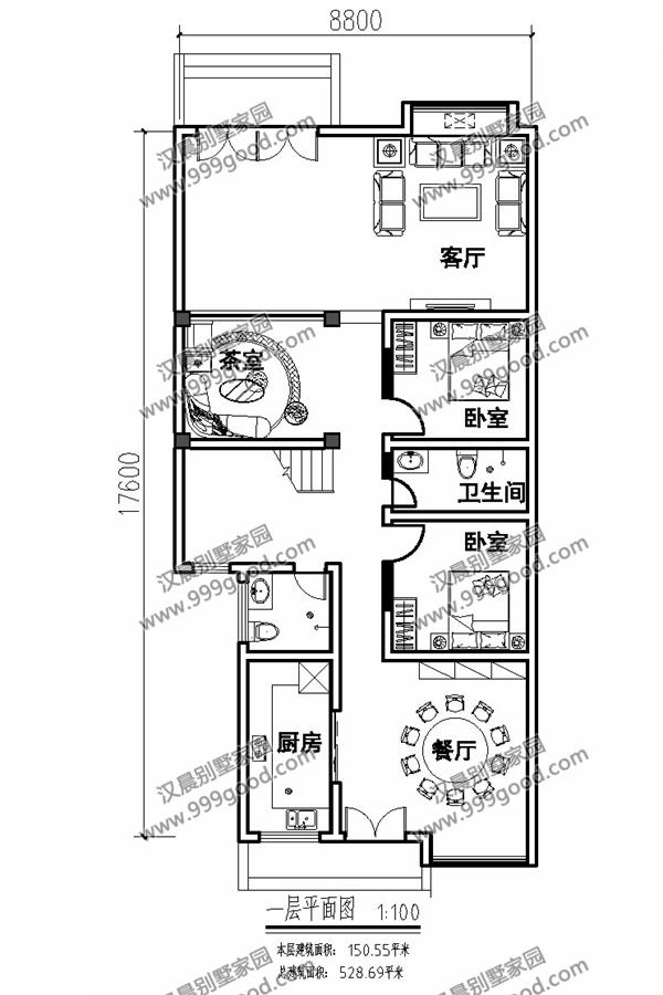 兩面鄰居開間只有8.8米，怎么建房？看看這套花50萬建成的中式別墅！