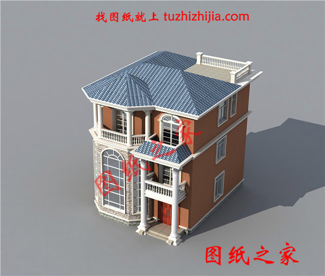 農村100平米自建房圖紙設計，小宅基地也能建成大氣實用的別墅！