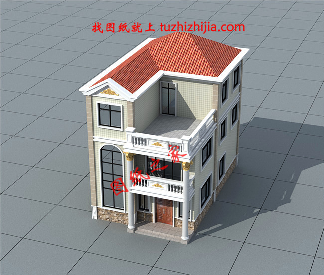 農村100平米自建房圖紙設計，小宅基地也能建成大氣實用的別墅！