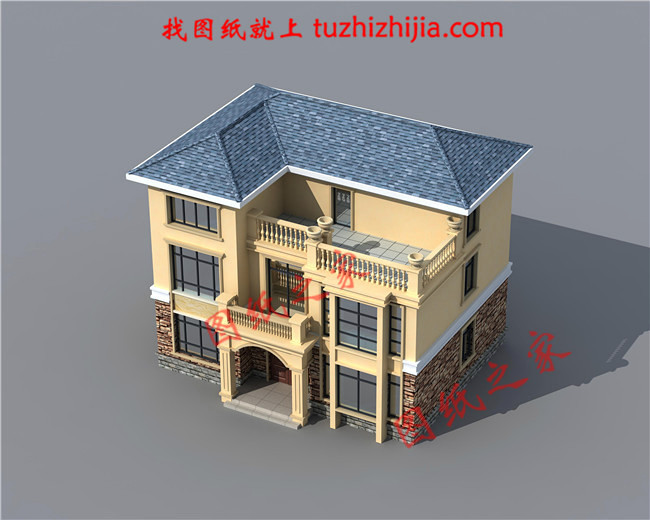 農村100平米自建房圖紙設計，小宅基地也能建成大氣實用的別墅！