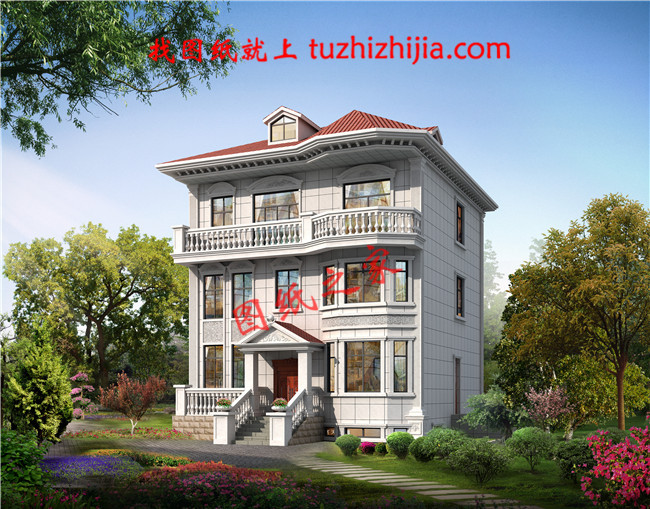 農村40萬左右房子圖片外觀效果圖,帶地下室,外觀時尚大氣