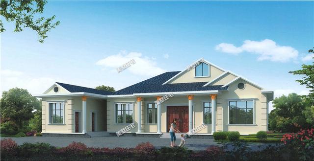 5套一二層農村養老別墅設計圖，第三款造價18萬，你喜歡嗎？