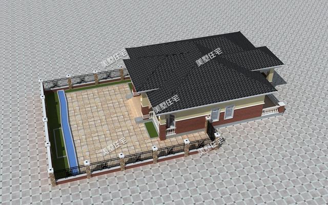 5套一二層農村養老別墅設計圖，第三款造價18萬，你喜歡嗎？