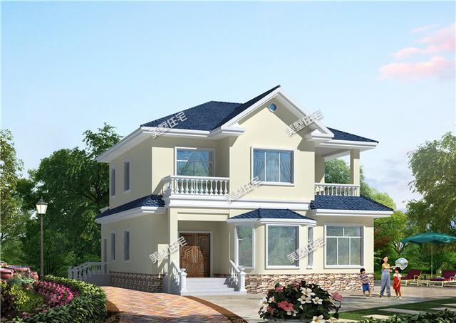 5套一二層農村養老別墅設計圖，第三款造價18萬，你喜歡嗎？