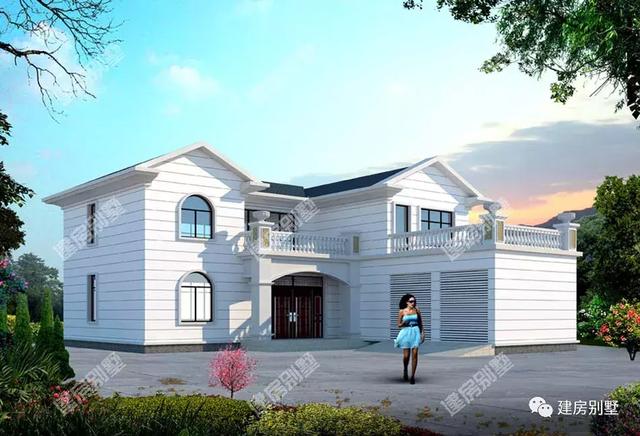 四川農(nóng)村的兩套自建房設(shè)計，第一棟新中式，還有兩個車庫