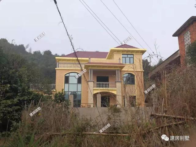 曬曬我新建的三層別墅，50萬全部完工，鄰居家根本沒法比